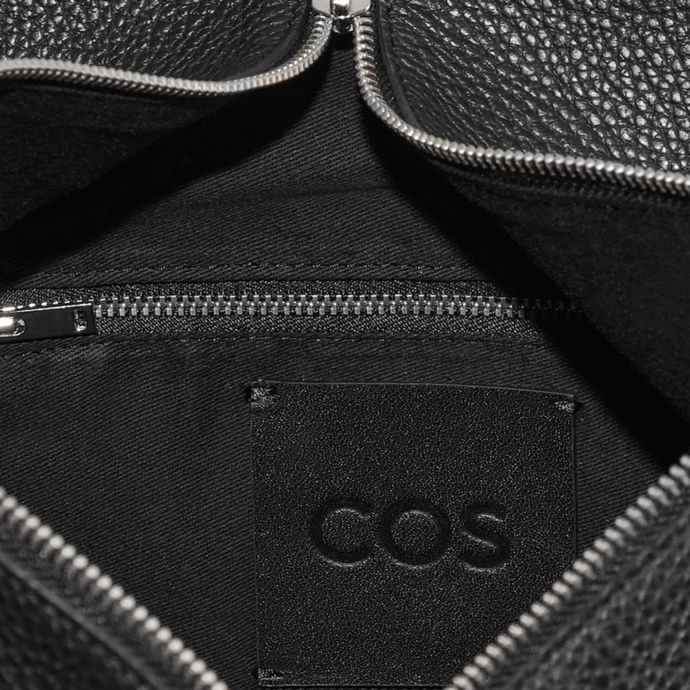 COS Black Leather Tote Bag - Picture 5 of 13